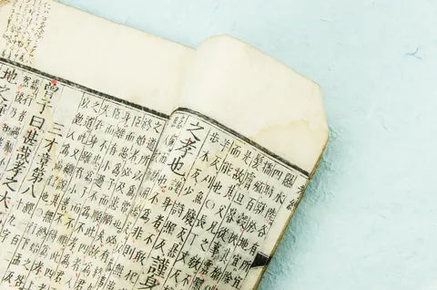 木版で刷られた版本の本文（近接）